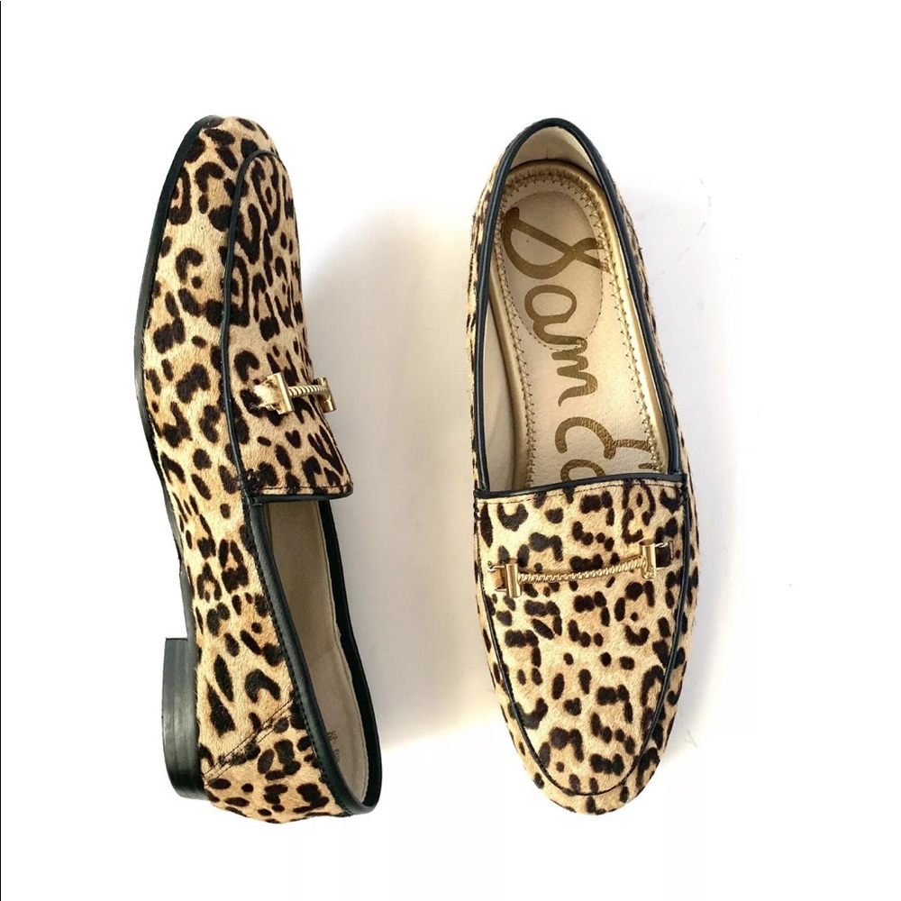 Sam Edelman Leopard Print Calf Hair Loafer